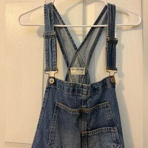 We The Free FreePeople Blue Denim Overalls
